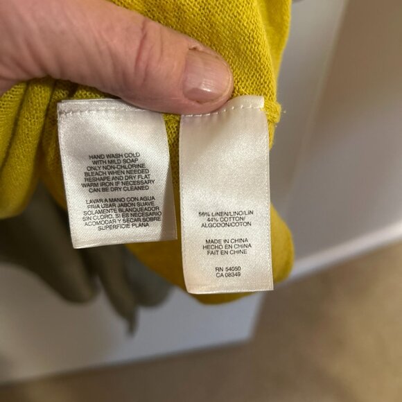 Liz Claiborne Linen and Cotton Sweater - Picture 2 of 5